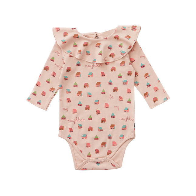 Infant Baby Spring Cotton Romper Newborn Long Sleeve Triangle Bodysuits