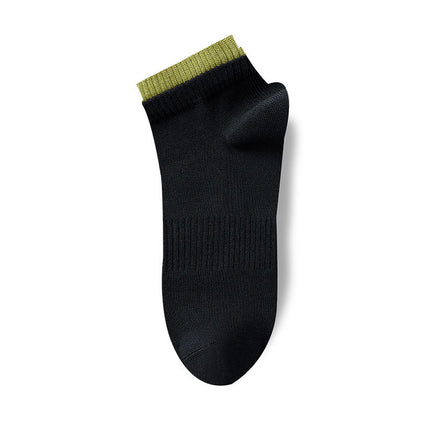 Wholesale Men's Summer Pure Cotton Sports Breathable Mesh Crew Socks