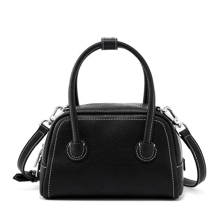 Wholesale Women's Boston Mini Square Bag Leather Handbag