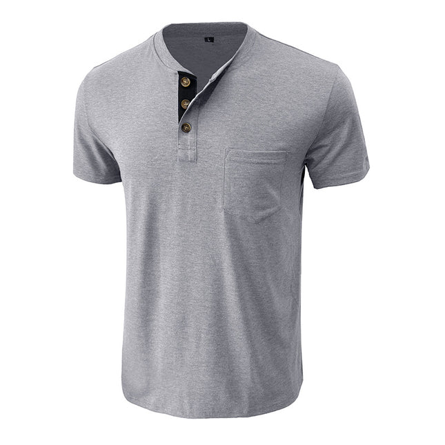 Wholesale Men's Summer Short-sleeved T-shirt T-shirt Crew Neck Top