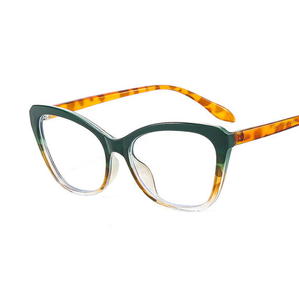 Cat Eye Anti-Blue Light TR90 Glasses Frame Women's Flat Glasses