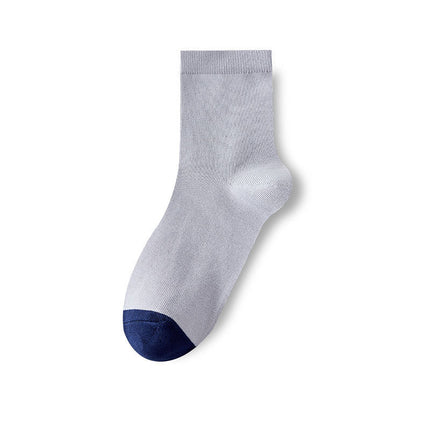Men's Breathable Sweat-absorbent Anti-odor Antibacterial Long Mid-calf Cotton Socks