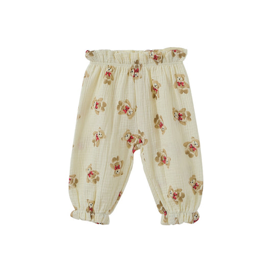 Infant Baby Summer Cotton Gauze Bloomers Thin Pants