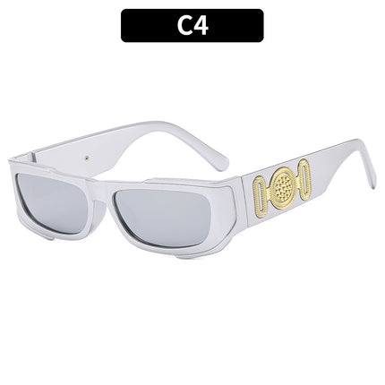 Men and Women Retro Fashion Outdoor Driving Sun Protection Trendy Hip-hop Punk Style Sunglasses 