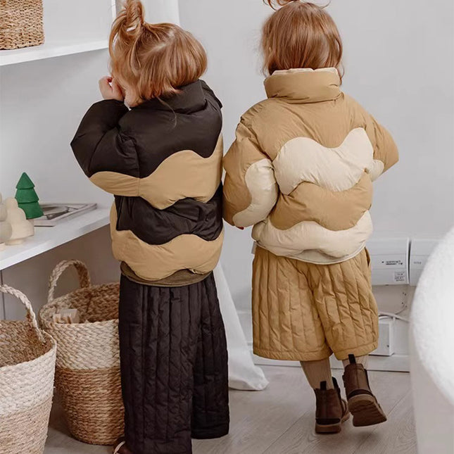 Wholesale Children's Autumn and Winter Fluffy Warm Down Jackets