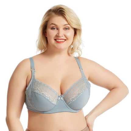Wholesale Women's Plus Size Ultra-thin Sexy Lace Bra