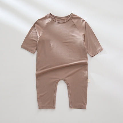 Baby Spring Fall Jumpsuit Newborn Modal Long-sleeved Romper