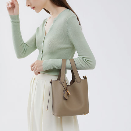 Women's Bucket Bag Handbag Vegetable Basket Trendy Spring High-end Bag 