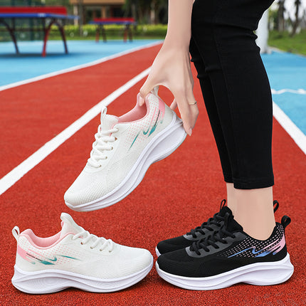 Women's Spring Running Shoes Soft Sole Comfortable Breathable Sports Shoes 