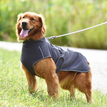 Reflective Big Dog Clothes Fall Winter Warm Pet Jacket Golden Retriever Labrador Dog Cotton Coat