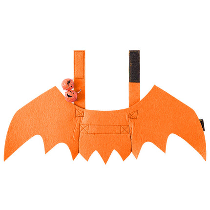 Cat Clothes Halloween Dog Costumes Pet Clothes Bat Wings Bells