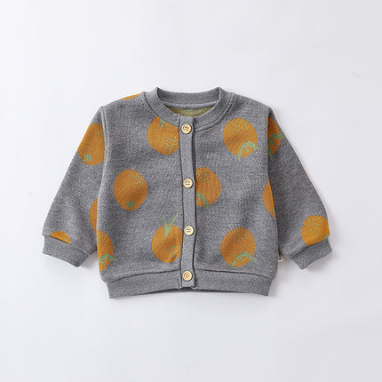 Wholesale Children's Autumn Winter Baby Sweaters Kids Round Neck Thin Cardigan Sweaters