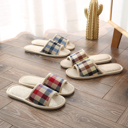 Wholesale Men's and Women's Linen and Linen Home Slippers