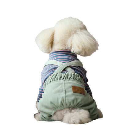 Wholesale Pet Clothes Bichon Schnauzer Small Dog Teddy Dog Clothes Four-legged Clothes 