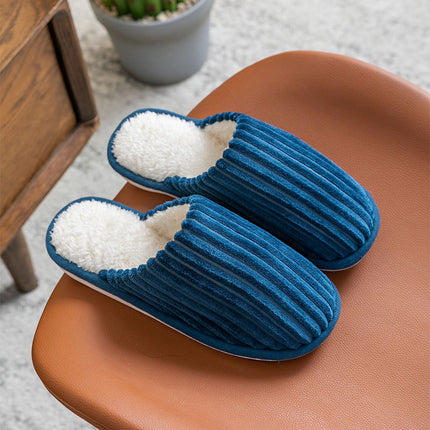Women's Winter Household Plush Warm Non-slip Thick-soled Slippers 
