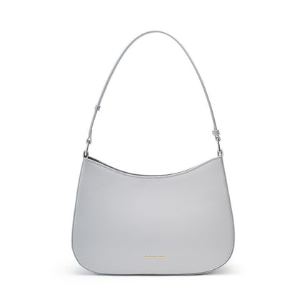 Women's High-end Genuine Leather Bag Spring and Summer White Fashion Shoulder 