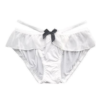 Wholesale Girl's Ice Silk Chubby Hip-covering Low-waist Underwear