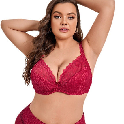 Wholesale Women's Large Size Ultra-thin Sexy Lace Push-up Bra