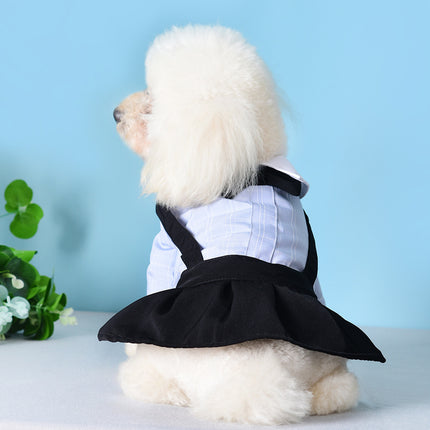 Spring Summer Teddy Dog Clothes Four-legged Clothes Small /medium-sized Dog Overalls