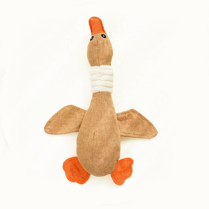 Dog and Cat Wild Goose Plush Sound Toy Teething and Bite-Resistant Pet Supplies