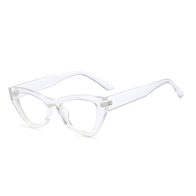 Wholesale Cat-eye Anti-blue Light Glasses Frame Irregular Flat Mirror Fashion Glasses Frame 