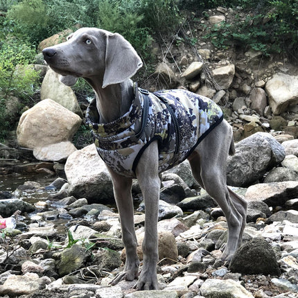 Wholesale Fall Winter Pet Big Dog Clothes Warm Reflective Dogp Padded Jacket