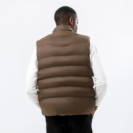 Wholesale Men's Winter Stand Collar Velvet Padded Vest Jacket
