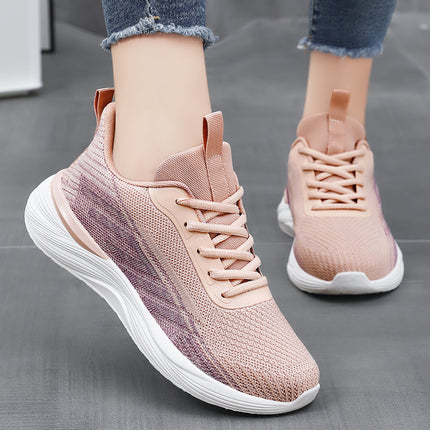 Wholesale Women's Casual Breathable Lightweight Sports Mesh Shoes 
