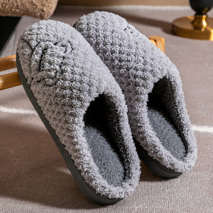 Wholesale Women's Winter Home Thick-soled Faux Fur Home Slippers