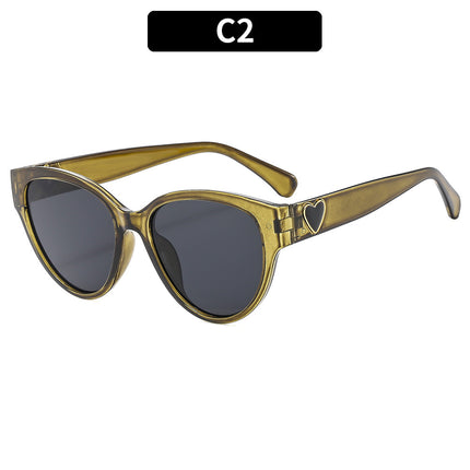 Men's Fashion Oval Retro Sunglasses Outdoor Sun Protection Driving