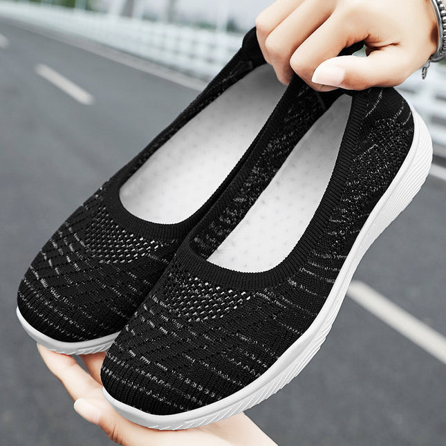 Wholesale Women's Cloth Shoes Soft Sole Breathable Shoes 