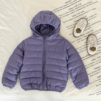 Wholesale Children's Lightweight Down Jacket Casual Hooded Jacket