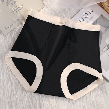 Women's Summer High Waist Breathable Thin Ice Silk Plus Size Underwear
