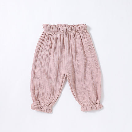 Infant Baby Summer Double Yarn Loose Harem Thin Pants
