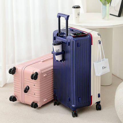 Extra Large Capacity Aluminum Frame Suitcase 26 Inch Suitcase Brake Wheel Student Trolley Case