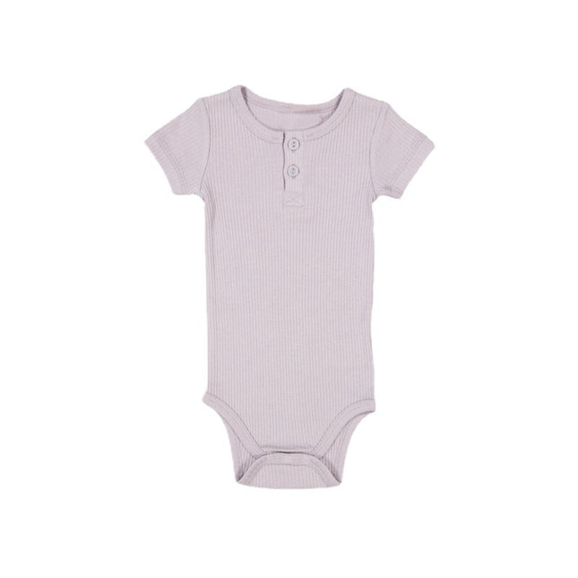 Newborn Thin Short-sleeved Triangular Romper Infant Modal Babygrow