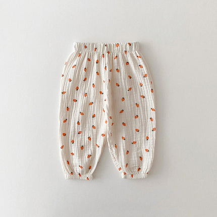 Newborn Baby Summer Cotton Bloomers Cute Thin Pants