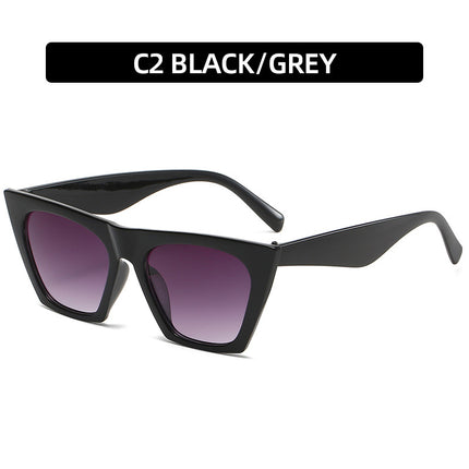 Men's and Women's Fashion Square Frame Personalized Retro Sun Protection Sunglasses