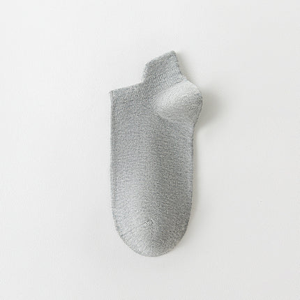 Wholesale Men's Cotton Comfortable Breathable Sweat-absorbent Boat Socks