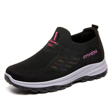 Wholesale Women's Spring Shoes Breathable Soft Sole Shoes for Middle-aged and Elderly People 