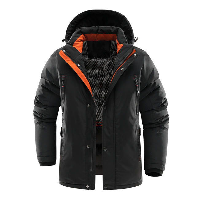 Wholesale Men's Winter Thickened Warm Velvet Mid-length Coat