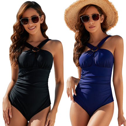 Wholesale Women's Suspenders Sexy One-piece Swimsuits