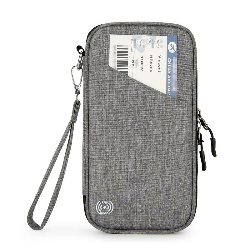 Wholesale Thin Portable and Large-capacity Passport Document Bag 