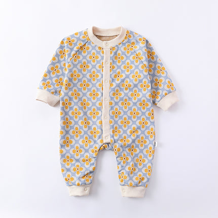 Infant Fall Winter Knitted Jumpsuits Newborn Rompers Toddler Onesie