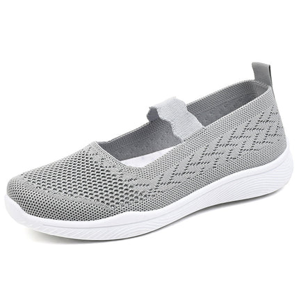 Mom's Cloth Shoes for Middle-aged and Elderly Women Breathable Plus Size Soft Sole Shoes 