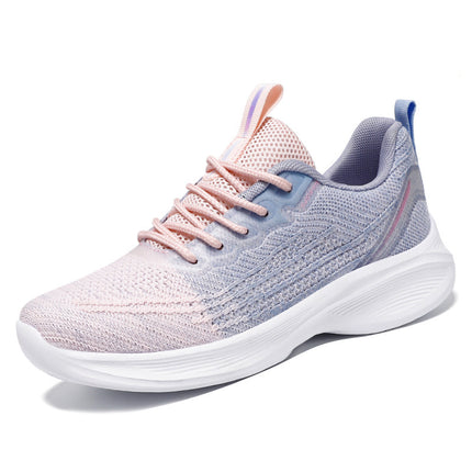 Women's Plus Size Spring Mesh Running Lightweight Soft Sole Sports and Casual Shoes 