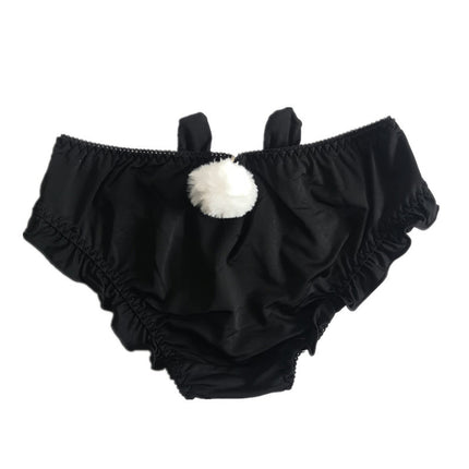 Wholesale Girls Cute Little Mesh Panties with Detachable Hair Ball
