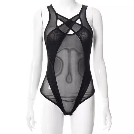 Wholesale Women's See-through Temptation Sexy One-piece Lingerie