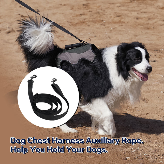 Dog Harness Auxiliary Walking Harness Reflective Body Belt with Handle 