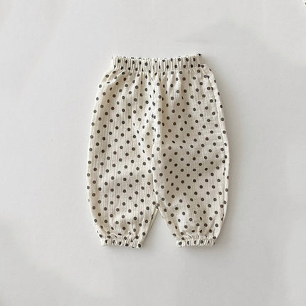 Infant Baby Summer Cotton Gauze Pants